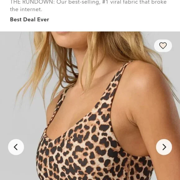 Aerie OFFLINE Real Me Leopard Longline Sports Bra – Size M – EUC - Picture 2 of 4